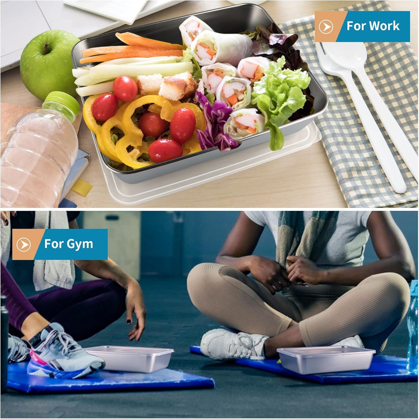 4-Pack Stainless Steel Refrigerator Storage Containers โ Food Preservation & Kitchen Organizer